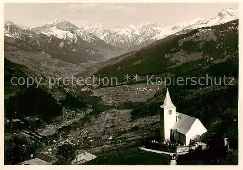 AK / Ansichtskarte Klosters_GR Das Praetigau von Furna gesehen Klosters_GR