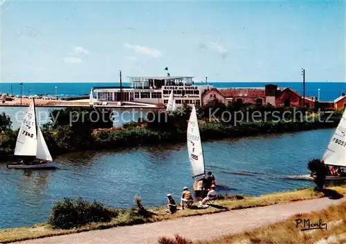 AK / Ansichtskarte Les_Sables d_Olonne_85 Le Lac de Tanchat et lEcole de Voile 