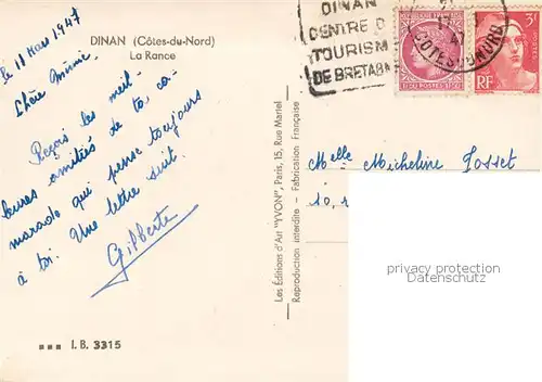 AK / Ansichtskarte Dinan_22 La Rance 