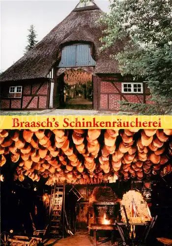 AK / Ansichtskarte  Harmsdorf_Holstein Braaschs Schinkenraeucherei Harmsdorf_Holstein