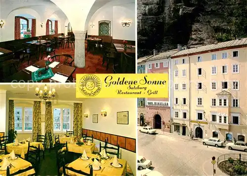 AK / Ansichtskarte  Sulzburg_Bregenz_Vorarlberg Goldene Sonne Restaurant Grill Gastraeume Sulzburg_Bregenz