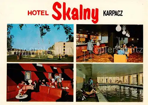 AK / Ansichtskarte  Karpacz_Krummhuebel_PL Hotel Skalny Bar Gaststube Hallenbad 