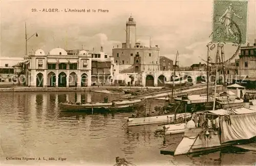AK / Ansichtskarte  Alger_Algerien Amiraute et le Phare Alger Algerien