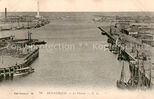 AK / Ansichtskarte Dunkerque_Duenkirchen Le Chenal 