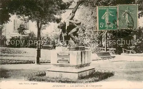 AK / Ansichtskarte Avignon_84_Vaucluse Les Lutteurs de Charpentier 