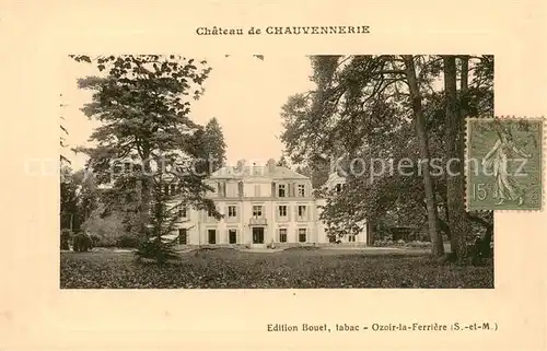 AK / Ansichtskarte Chauvennerie_La_Ozoir la Ferriere_Ozouer la Ferriere_77 Chateau de Chauvennerie 
