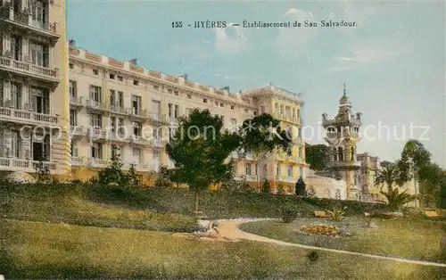 AK / Ansichtskarte Hyeres les Palmiers_83_Var Etablissement de San Salvadour 