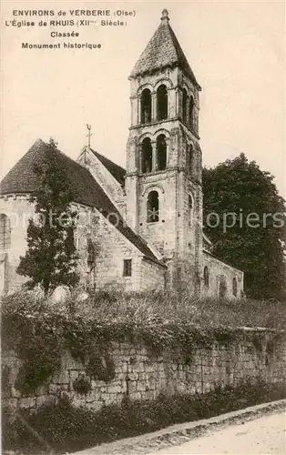 AK / Ansichtskarte Verberie Eglise de Rhuis Classee Monument historique Verberie