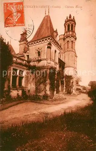 AK / Ansichtskarte Fontenay_85 le Comte Chateau Baron 