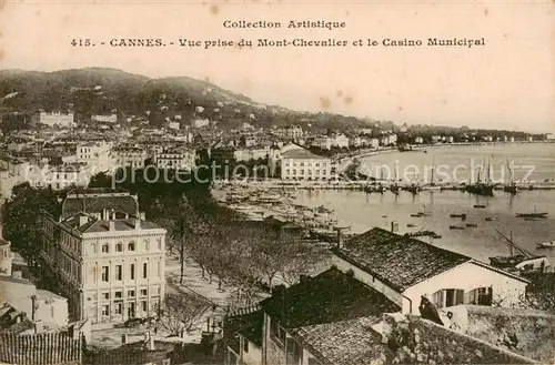 AK / Ansichtskarte Cannes_06 Vue prise du Mont Chevalier et le Casino Municipal 