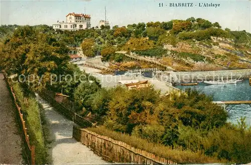 AK / Ansichtskarte Biarritz_Pyrenees_Atlantiques Atalaye Biarritz_Pyrenees