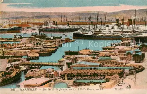 AK / Ansichtskarte Marseille_13 Bassins de la Joliette La Joliette Docks 