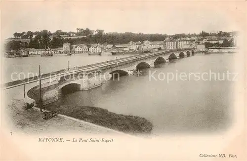 AK / Ansichtskarte Bayonne_64 Le Pont Saint Esprit 