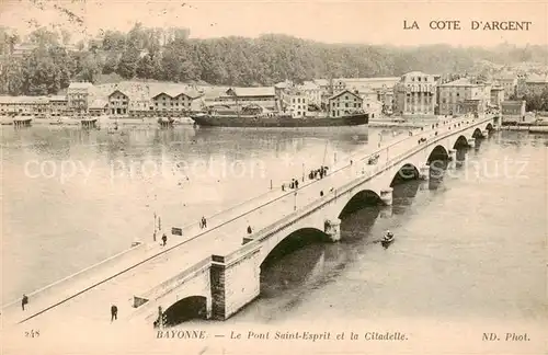 AK / Ansichtskarte Bayonne_64 Le Pont Saint Esprit et la Citadelle 