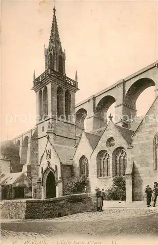 AK / Ansichtskarte Morlaix_29 Eglise Sainte Melaine 