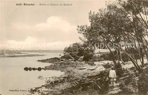 AK / Ansichtskarte Benodet_29_Finistere Pointe et Chateau de Malskoff 