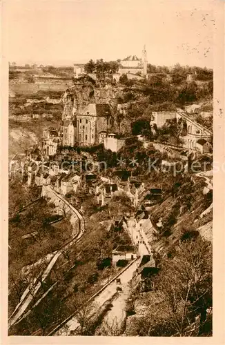 AK / Ansichtskarte Rocamadour Vue aerienne Rocamadour