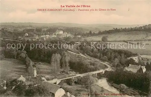 AK / Ansichtskarte Thury Harcourt_14_Calvados Panorama pris du Coteau du Hom 
