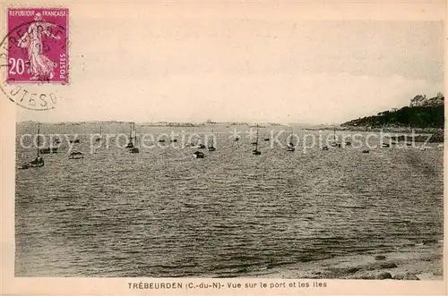 AK / Ansichtskarte Trebeurden Vue sur le port et les iles Trebeurden