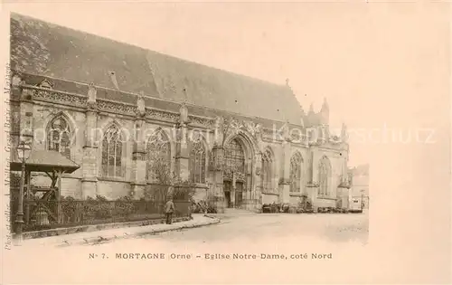 AK / Ansichtskarte Mortagne_61 au Perche_Orne Eglise Notre Dame cote Nord 