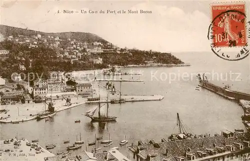 AK / Ansichtskarte Nice__06_Nizza Un Coin du Port et le Mont Boron 