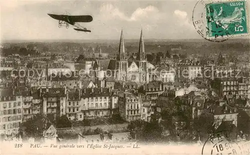 AK / Ansichtskarte Pau_64 Vue generale vers lEglise St Jacques 