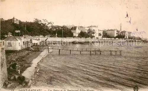 AK / Ansichtskarte Saint Raphael_83_Var Les Bains et le Boulevard Felix Martin 