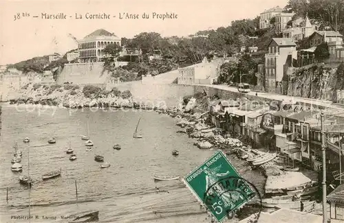 AK / Ansichtskarte Marseille_13 La Corniche Anse du Prophete 