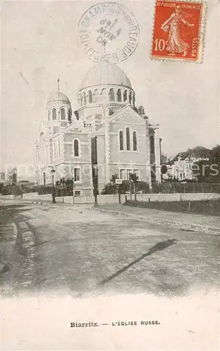 AK / Ansichtskarte Biarritz_Pyrenees_Atlantiques Eglise Russe Biarritz_Pyrenees