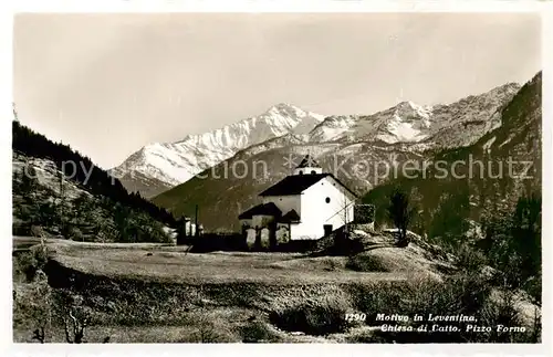 AK / Ansichtskarte Leventina_Region_Ticino_TI Chiesa di Catto Pizzo Forno 
