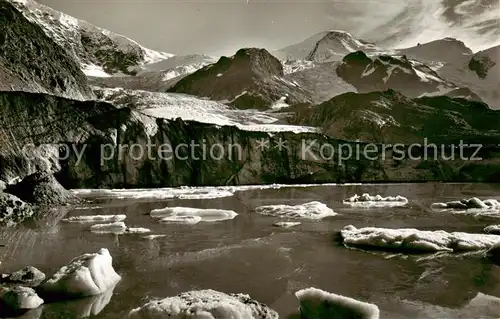 AK / Ansichtskarte Sustenstrasse mit Gletschersee am Steingletscher Gwaechtenhorn und Tierberg Sustenstrasse