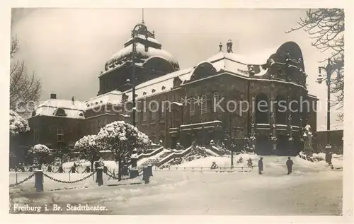 AK / Ansichtskarte  Freiburg_Breisgau Stadttheater Freiburg Breisgau