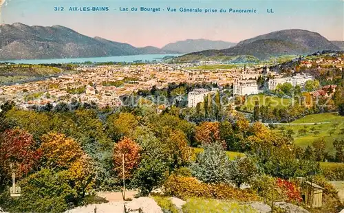 AK / Ansichtskarte Aix les Bains_73 Lac du Bourget Vue generale prise du panoramic 
