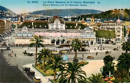 AK / Ansichtskarte Nice__06_Nizza La Place Massena et le Casino Municipal 