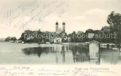 AK / Ansichtskarte  Friedrichshafen_Bodensee Koenigl Schloss Friedrichshafen Bodensee