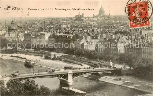 AK / Ansichtskarte Paris_75 Panorama de la Montagne Ste Genevieve 