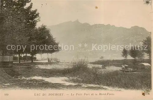 AK / Ansichtskarte Lac_du_Bourget_73 du Lac_Savoie_Le Le Petit Port et le Rond Point 