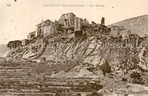 AK / Ansichtskarte Castillon__06_Alpes Maritimes Les Ruines 