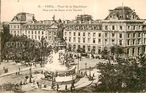 AK / Ansichtskarte Paris_75 Place de la Republique 