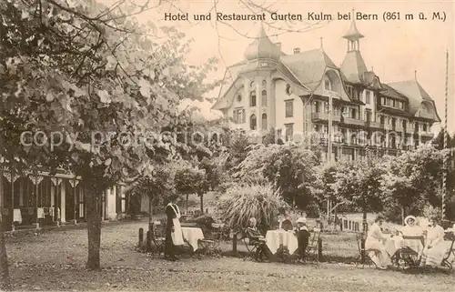 AK / Ansichtskarte 13798406 Bern_BE Hotel Restaurant Gurten Kulm Bern_BE