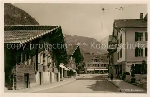 AK / Ansichtskarte  Meiringen_BE Dorfstrasse Meiringen BE