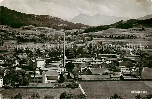 AK / Ansichtskarte 13798433 Konolfingen_BE Panorama Industrie Alpen Konolfingen BE