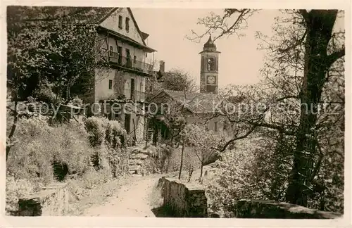 AK / Ansichtskarte  Orselina_TI Blick zur Kirche Orselina TI