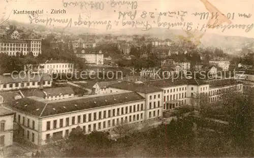 AK / Ansichtskarte  Zuerich_ZH Kantonsspital Zuerich_ZH