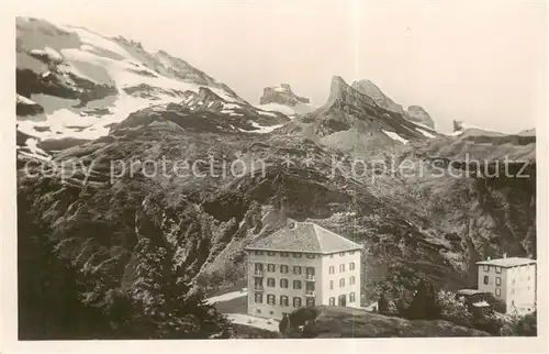 AK / Ansichtskarte  Engelberg__OW Hotel Truebsee mit Wendenstoecke 