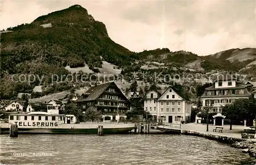 AK / Ansichtskarte  Gersau_Vierwaldstaettersee_SZ Autofaehre 