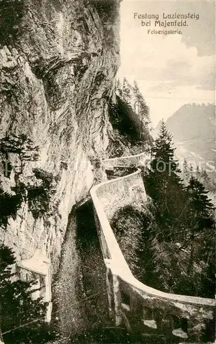 AK / Ansichtskarte  Maienfeld_GR Festung Luziensteig Felsengalerie 