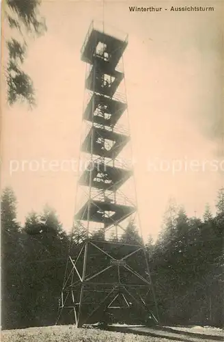 AK / Ansichtskarte  Winterthur__ZH Aussichtsturm 