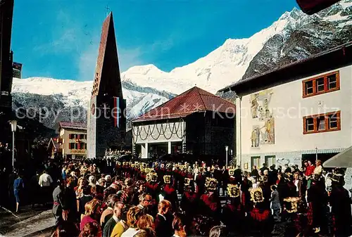 AK / Ansichtskarte  Saas-Fee_VS Alphubel Taeschhorn Dom 