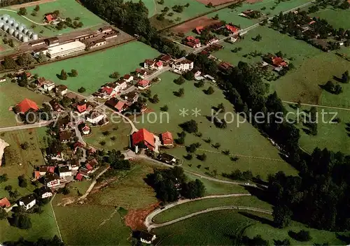 AK / Ansichtskarte 13798535 Schachen_Herisau Fliegeraufnahme mit Dorfkaeserei Lustenberger Schachen Herisau